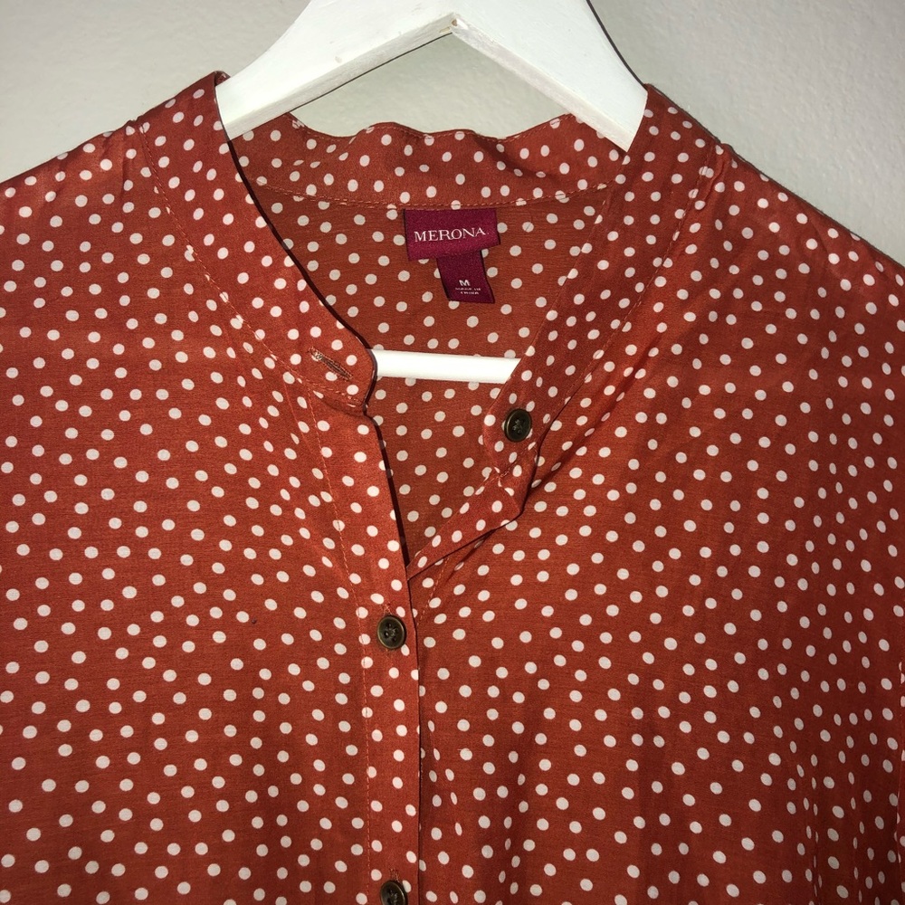 Merona polka dot blouse - Picture 4 of 5